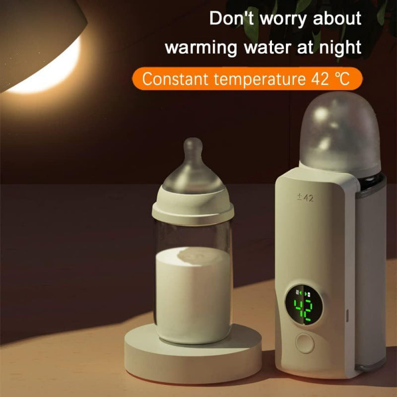 USB car-mounted charging heating bottle
