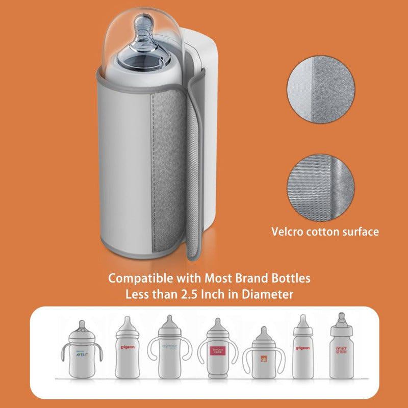 USB car-mounted charging heating bottle