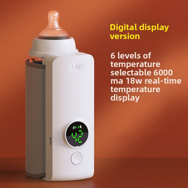 USB car-mounted charging heating bottle